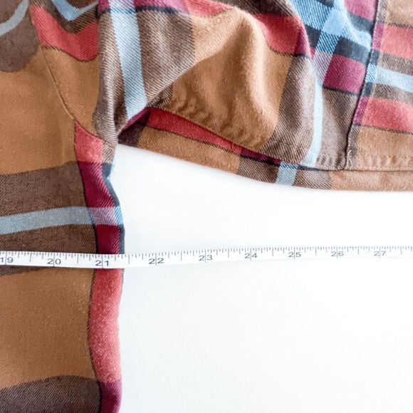 Oakley Mens Flannel Shirt Button Down Long Sleeve Plaid Multicolour Small - Picture 9 of 9